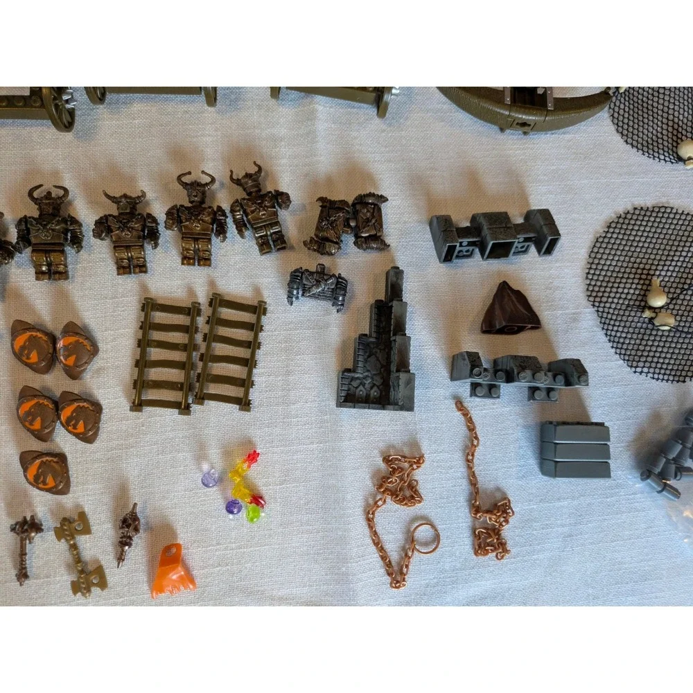 Mega Bloks Dragons‎ Krystal Wars Castle Parts Figures AccessorsLot Terrain 9883
